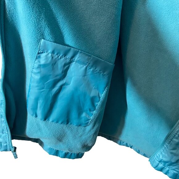 NEW TOTE Women Jacket Full Zip Rain Windbreaker Removable Hood Size Large Pocket - Picture 10 of 15